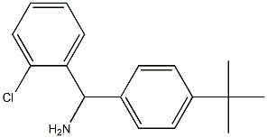 (4-tert-butylphenyl)(2-chlorophenyl)methanamine Struktur