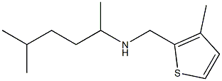 (5-methylhexan-2-yl)[(3-methylthiophen-2-yl)methyl]amine Struktur