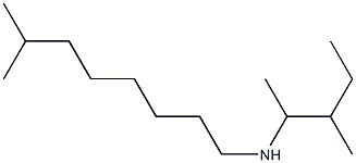 (7-methyloctyl)(3-methylpentan-2-yl)amine Struktur