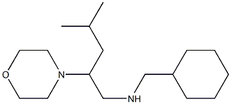 (cyclohexylmethyl)[4-methyl-2-(morpholin-4-yl)pentyl]amine Struktur