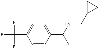 (cyclopropylmethyl)({1-[4-(trifluoromethyl)phenyl]ethyl})amine Struktur