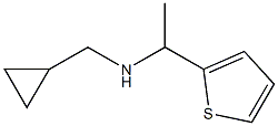 (cyclopropylmethyl)[1-(thiophen-2-yl)ethyl]amine Struktur