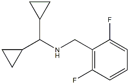 (dicyclopropylmethyl)[(2,6-difluorophenyl)methyl]amine Struktur