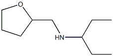 (oxolan-2-ylmethyl)(pentan-3-yl)amine Struktur