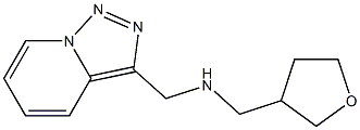 (oxolan-3-ylmethyl)({[1,2,4]triazolo[3,4-a]pyridin-3-ylmethyl})amine Struktur