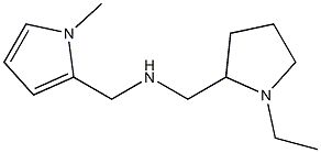 [(1-ethylpyrrolidin-2-yl)methyl][(1-methyl-1H-pyrrol-2-yl)methyl]amine Struktur