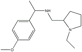 [(1-ethylpyrrolidin-2-yl)methyl][1-(4-methoxyphenyl)ethyl]amine Struktur