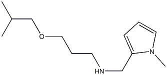 [(1-methyl-1H-pyrrol-2-yl)methyl][3-(2-methylpropoxy)propyl]amine Struktur