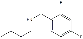 [(2,4-difluorophenyl)methyl](3-methylbutyl)amine Struktur