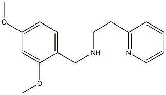 [(2,4-dimethoxyphenyl)methyl][2-(pyridin-2-yl)ethyl]amine Struktur