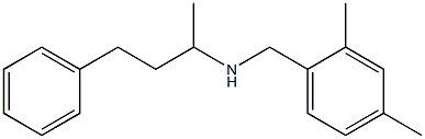 [(2,4-dimethylphenyl)methyl](4-phenylbutan-2-yl)amine Struktur