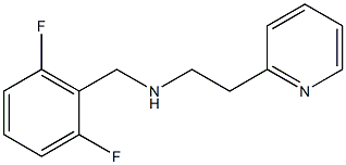 [(2,6-difluorophenyl)methyl][2-(pyridin-2-yl)ethyl]amine Struktur