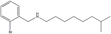 [(2-bromophenyl)methyl](7-methyloctyl)amine Struktur