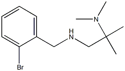 [(2-bromophenyl)methyl][2-(dimethylamino)-2-methylpropyl]amine Struktur