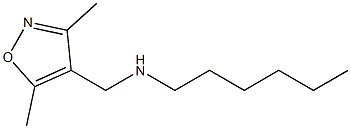 [(3,5-dimethyl-1,2-oxazol-4-yl)methyl](hexyl)amine Struktur