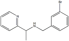 [(3-bromophenyl)methyl][1-(pyridin-2-yl)ethyl]amine Struktur