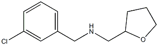 [(3-chlorophenyl)methyl](oxolan-2-ylmethyl)amine Struktur