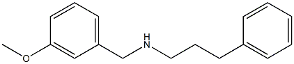 [(3-methoxyphenyl)methyl](3-phenylpropyl)amine Struktur