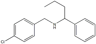 [(4-chlorophenyl)methyl](1-phenylbutyl)amine Struktur