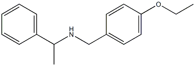 [(4-ethoxyphenyl)methyl](1-phenylethyl)amine Struktur