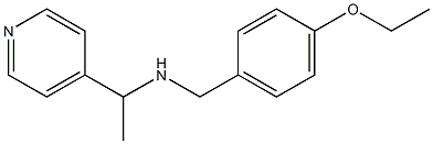 [(4-ethoxyphenyl)methyl][1-(pyridin-4-yl)ethyl]amine Struktur