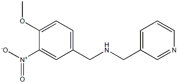 [(4-methoxy-3-nitrophenyl)methyl](pyridin-3-ylmethyl)amine Struktur