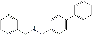 [(4-phenylphenyl)methyl](pyridin-3-ylmethyl)amine Struktur