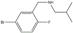 [(5-bromo-2-fluorophenyl)methyl](2-methylpropyl)amine Struktur