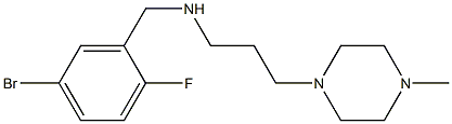 [(5-bromo-2-fluorophenyl)methyl][3-(4-methylpiperazin-1-yl)propyl]amine Struktur