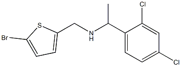 [(5-bromothiophen-2-yl)methyl][1-(2,4-dichlorophenyl)ethyl]amine Struktur