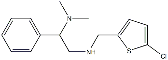 [(5-chlorothiophen-2-yl)methyl][2-(dimethylamino)-2-phenylethyl]amine Struktur