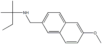 [(6-methoxynaphthalen-2-yl)methyl](2-methylbutan-2-yl)amine Struktur