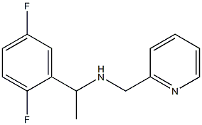 [1-(2,5-difluorophenyl)ethyl](pyridin-2-ylmethyl)amine Struktur