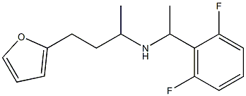 [1-(2,6-difluorophenyl)ethyl][4-(furan-2-yl)butan-2-yl]amine Struktur