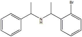 [1-(2-bromophenyl)ethyl](1-phenylethyl)amine Struktur