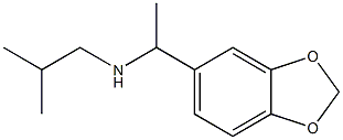 [1-(2H-1,3-benzodioxol-5-yl)ethyl](2-methylpropyl)amine Struktur