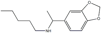 [1-(2H-1,3-benzodioxol-5-yl)ethyl](pentyl)amine Struktur