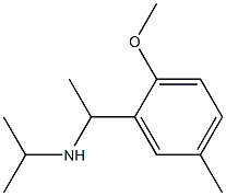 [1-(2-methoxy-5-methylphenyl)ethyl](propan-2-yl)amine Struktur