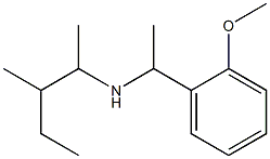 [1-(2-methoxyphenyl)ethyl](3-methylpentan-2-yl)amine Struktur