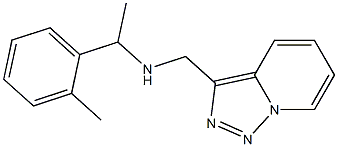 [1-(2-methylphenyl)ethyl]({[1,2,4]triazolo[3,4-a]pyridin-3-ylmethyl})amine Struktur