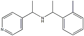 [1-(2-methylphenyl)ethyl][1-(pyridin-4-yl)ethyl]amine Struktur