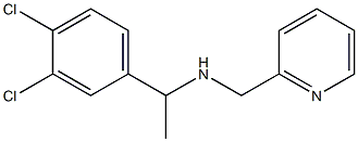 [1-(3,4-dichlorophenyl)ethyl](pyridin-2-ylmethyl)amine Struktur