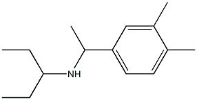 [1-(3,4-dimethylphenyl)ethyl](pentan-3-yl)amine Struktur