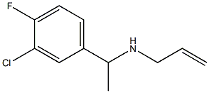 [1-(3-chloro-4-fluorophenyl)ethyl](prop-2-en-1-yl)amine Struktur