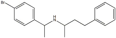 [1-(4-bromophenyl)ethyl](4-phenylbutan-2-yl)amine Struktur