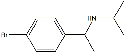 [1-(4-bromophenyl)ethyl](propan-2-yl)amine Struktur