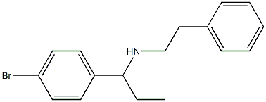 [1-(4-bromophenyl)propyl](2-phenylethyl)amine Struktur