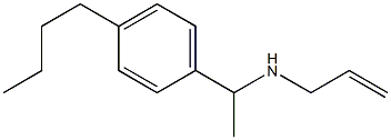 [1-(4-butylphenyl)ethyl](prop-2-en-1-yl)amine Struktur