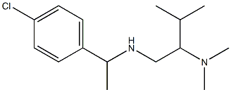 [1-(4-chlorophenyl)ethyl][2-(dimethylamino)-3-methylbutyl]amine Struktur