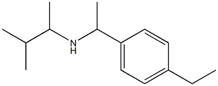 [1-(4-ethylphenyl)ethyl](3-methylbutan-2-yl)amine Struktur